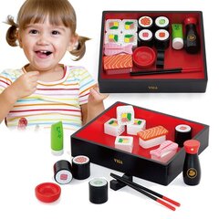 Деревянный набор суши цена и информация | Игрушки для малышей | 220.lv