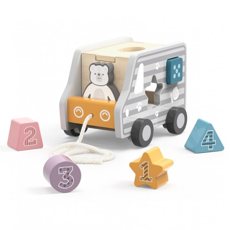 Koka mašīna - šķirotājs PolarB Viga cena un informācija | Rotaļlietas zīdaiņiem | 220.lv