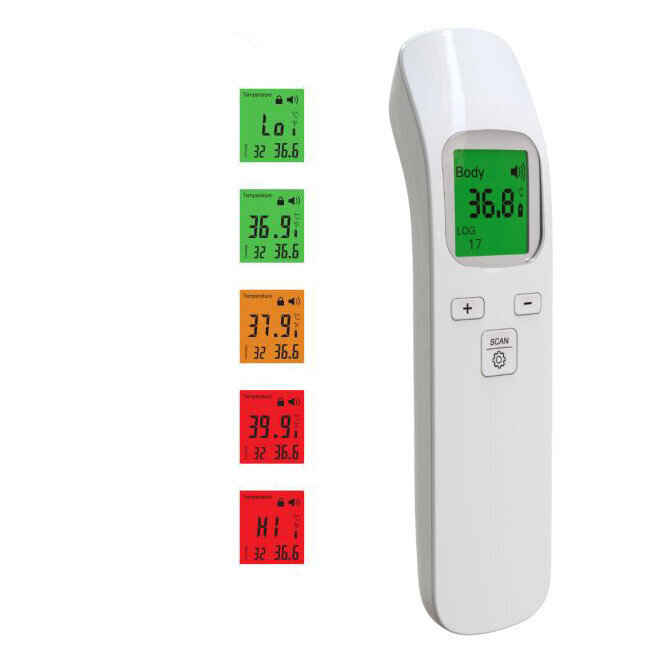 Bezkontakta infrasarkanais termometrs GP-100 PRO cena un informācija | Termometri | 220.lv