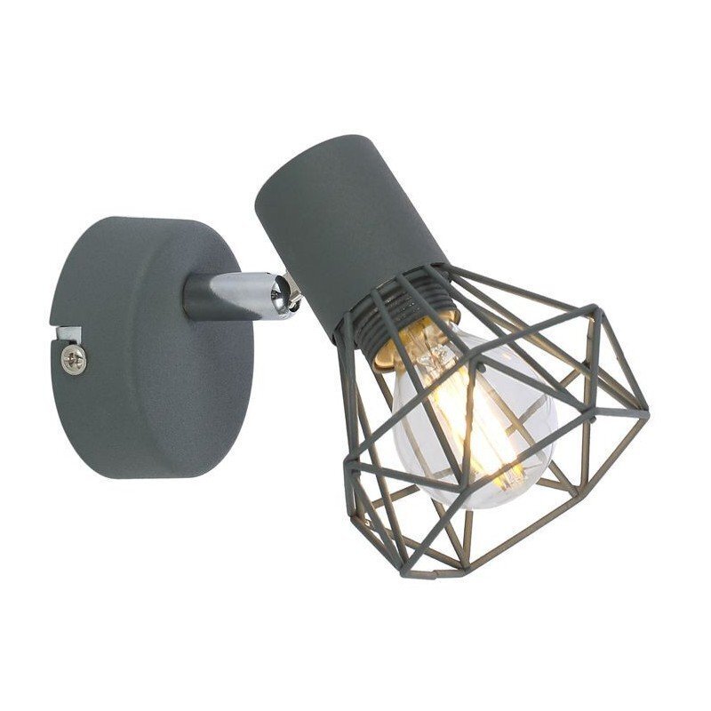 Candellux sienas lampa Verve Grey цена и информация | Sienas lampas | 220.lv