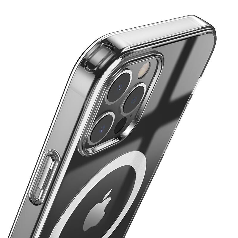 Maciņš Hoco TPU Magnetic Protective piemērots Apple iPhone 12 mini, caurspīdīgs cena un informācija | Telefonu vāciņi, maciņi | 220.lv