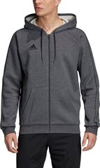 Adidas Džemperi Core 18Fz Hoody Grey cena un informācija | Vīriešu jakas | 220.lv