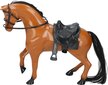 Rotaļu treileris ar zirgu 61x15x28cm cena un informācija | Rotaļlietas meitenēm | 220.lv