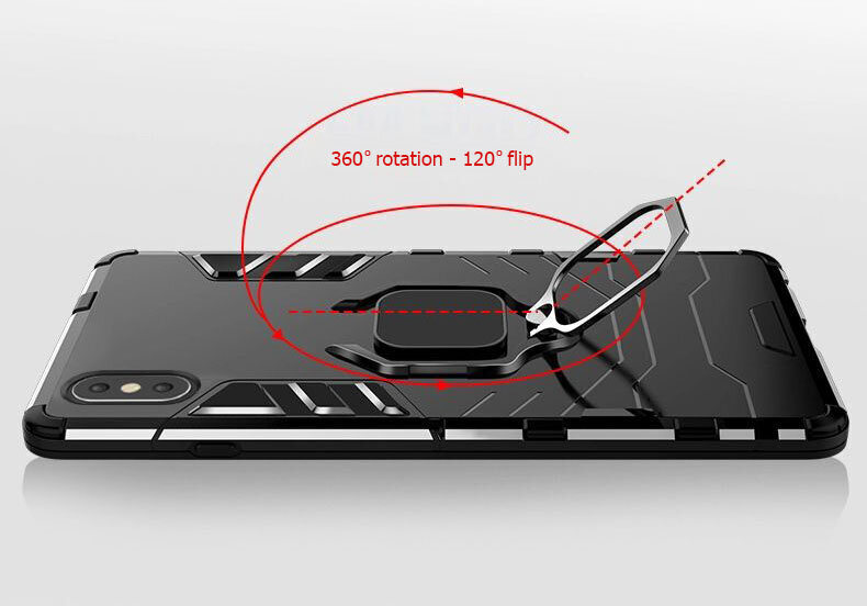 Samsung Galaxy A32 5G telefona vāciņš Ring Armor, melns cena un informācija | Telefonu vāciņi, maciņi | 220.lv