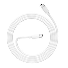 USB kabelis Borofone BX44 no Type-C uz Type-C 100W 1.0m, balts cena un informācija | Savienotājkabeļi | 220.lv
