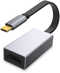 Мультимедийный адаптер Platinet USB-C в HDMI (4K @ 30Hz, 1080P @ 60Hz) цена и информация | Адаптеры и USB разветвители | 220.lv