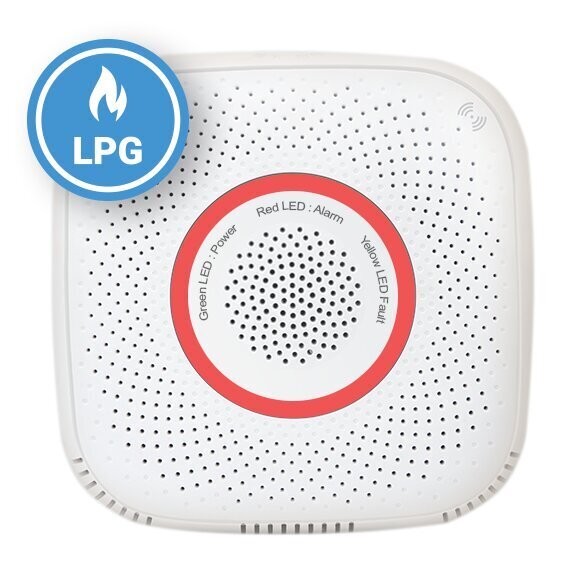 Viedais gāzes detektors (LPG) Wi-Fi Shelly GAS LPG цена и информация | Gāzes, dūmu detektori | 220.lv
