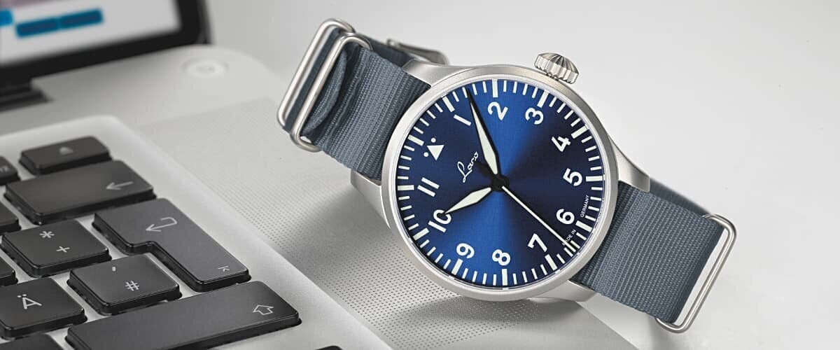 Vīriešu pulkstenis Laco Augsburg Blaue Stunde 42 cena un informācija | Vīriešu pulksteņi | 220.lv