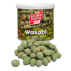 Zemes rieksti ar Vasabi, Wasabi peanuts, Golden Turtle Brand, 140 g cena un informācija | Rieksti, sēklas, žāvēti augļi | 220.lv