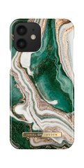 iDeal of Sweden Golden Jade Marble aizsargapvalks mobilajam telefonam Apple iPhone 12 / 12 Pro cena un informācija | Telefonu vāciņi, maciņi | 220.lv