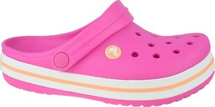 Crocs™ iešļūcenes meitenēm Crocband Clog, 204537-6QZ cena un informācija | Gumijas klogi bērniem | 220.lv