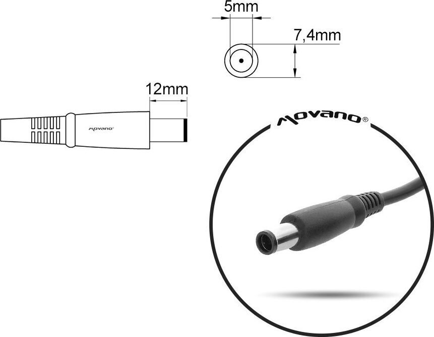 Mitsu 19.5V, 4.62A, 90W цена и информация | Lādētāji portatīvajiem datoriem | 220.lv