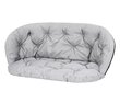Spilvens dīvānam Hobbygarden Amanda Prestige 100x50 cm, pelēks cena un informācija | Krēslu paliktņi | 220.lv