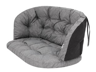 Spilvens dīvānam Hobbygarden Amanda Prestige 100x50 cm, tumši pelēks cena un informācija | Krēslu paliktņi | 220.lv