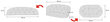 Spilvens dīvānam Hobbygarden Amanda Prestige 100x50 cm, tumši pelēks cena un informācija | Krēslu paliktņi | 220.lv