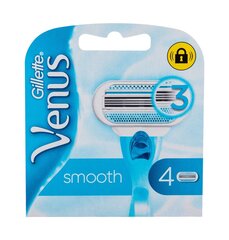 Бритвенные головки Gillette Venus Sensitive Smooth 4 шт. цена и информация | Косметика и средства для бритья | 220.lv