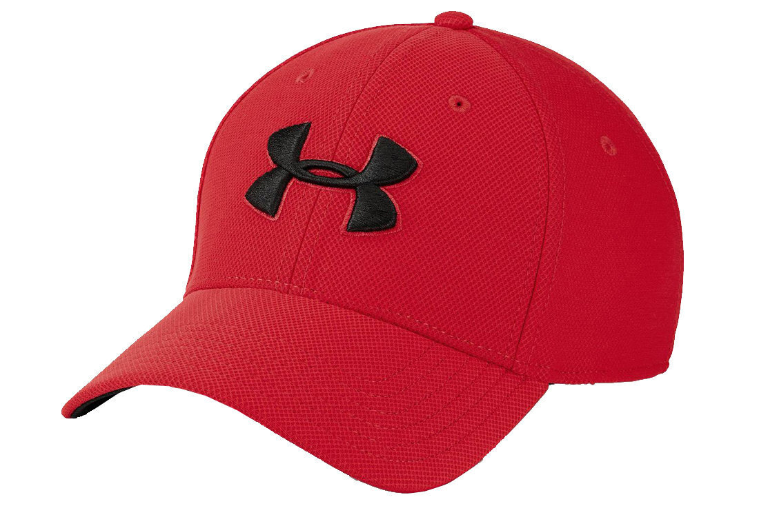 Cepure ar nagu vīriešiem UA Men's Blitzing 3.0 Cap 1305036-600, sarkana цена и информация | Vīriešu cepures, šalles, cimdi | 220.lv