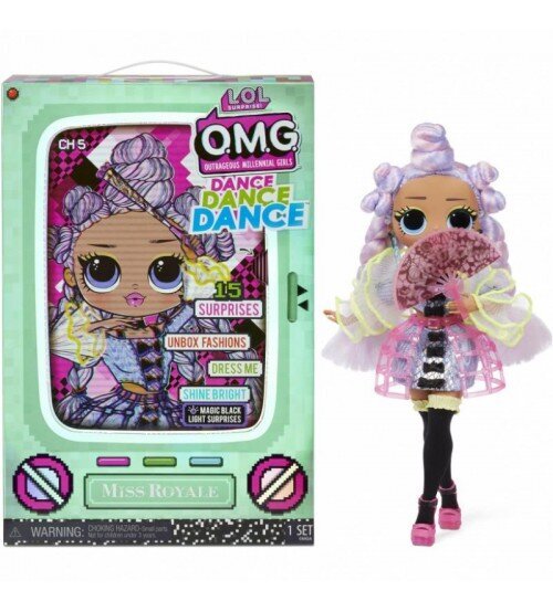 L.O.L. Surprise OMG Dance Dance Dance Miss Royale Fashion Doll cena un informācija | Rotaļlietas meitenēm | 220.lv