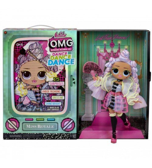 L.O.L. Surprise OMG Dance Dance Dance Miss Royale Fashion Doll cena un informācija | Rotaļlietas meitenēm | 220.lv