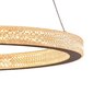 LED lampa G.LUX GM-300/LED 50W Ring gold + tālvadības pults cena un informācija | Lustras | 220.lv