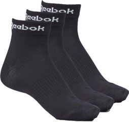 Sporta zeķes Reebok Act Core Ankle Sock Black, melnas cena un informācija | Vīriešu zeķes | 220.lv