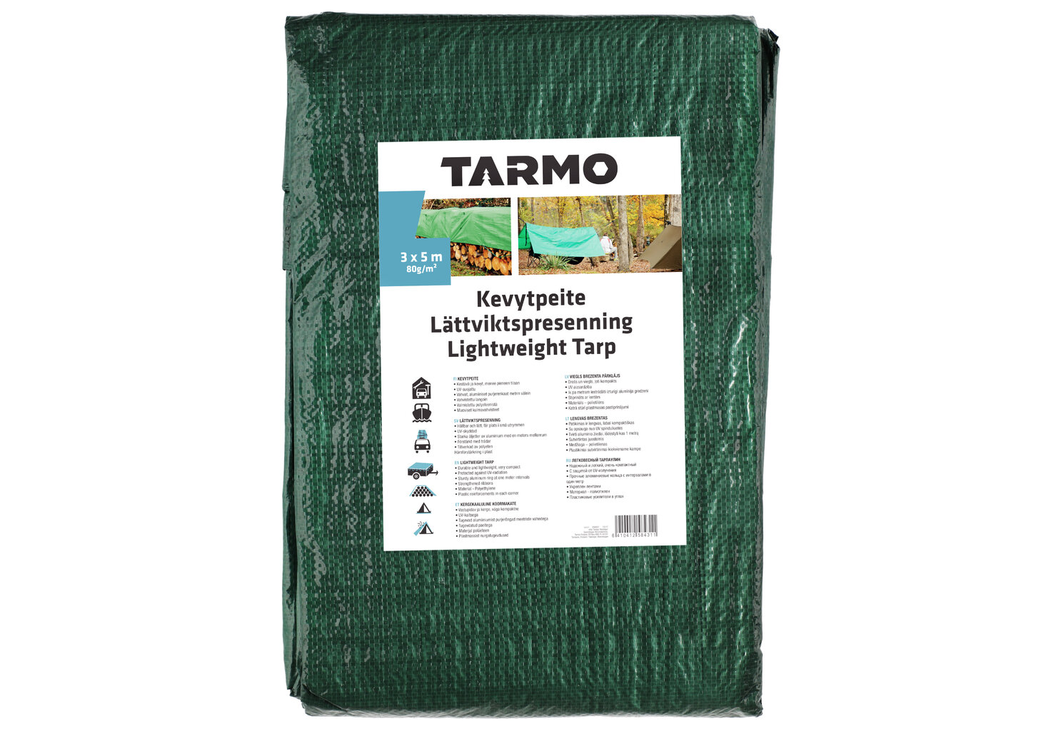 Brezents/tents Tarmo, 3x5 m цена и информация | Dārza instrumenti | 220.lv
