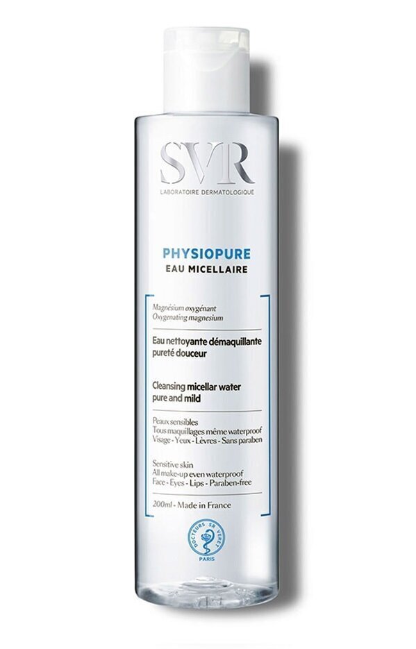 Micelārais ūdens SVR Physiopure Pure and Mild 200 ml cena un informācija | Sejas ādas kopšana | 220.lv