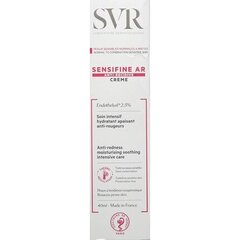 Увлажняющий крем для лица для чувствительной красноватой кожи SVR Sensifine AR Riche 40 мл цена и информация | Наносите на чистую кожу лица. Подержите около 10-15 минут и смойте водой. | 220.lv
