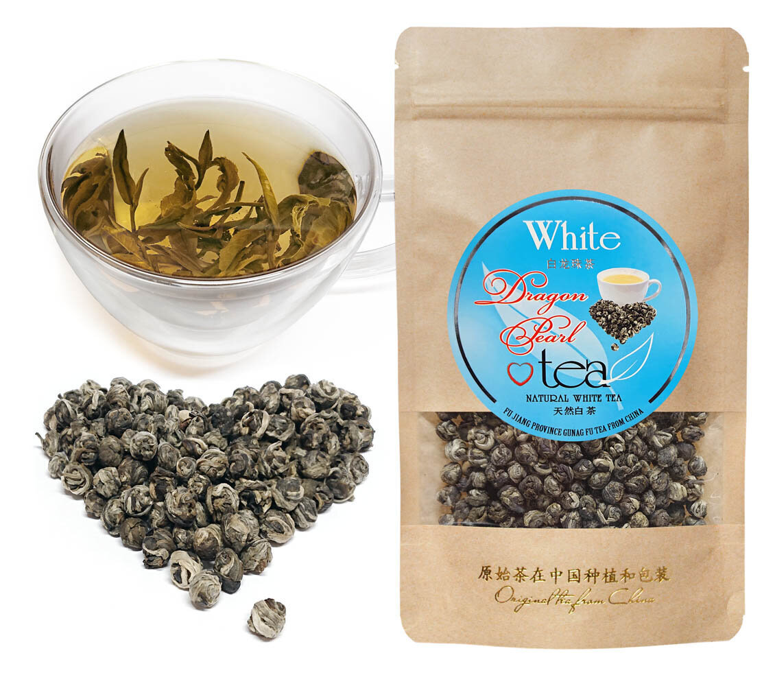 „DRAGON PEARL” White tea - Ekskluzīva Ķīnas Baltā tēja „Pūķa pērle”, 50g цена и информация | Tēja | 220.lv