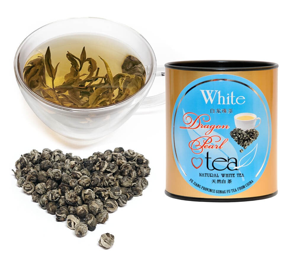 „DRAGON PEARL” White tea - Ekskluzīva Ķīnas Baltā tēja „Pūķa pērle”, 100g cena un informācija | Tēja | 220.lv