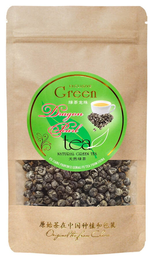 „DRAGON PEARL” Green tea - Ekskluzīva Ķīnas Zaļā tēja „Pūķa pērle”, 100g цена и информация | Tēja | 220.lv