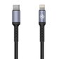 Tellur, TLL155384, "Lightning", Usb-C, 1m цена и информация | Savienotājkabeļi | 220.lv