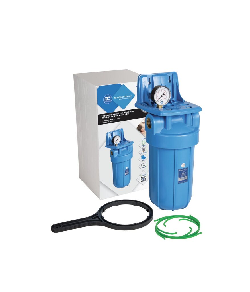 10" BigBlue filtru komplekti aukstajam ūdenim Aquafilter FH10B-B-WB sērijas cena un informācija | Ūdens attīrīšanas sistēmas un filtri | 220.lv
