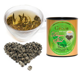„DRAGON PEARL” Green tea - Ekskluzīva Ķīnas Zaļā tēja „Pūķa pērle”, 100g cena un informācija | Tēja | 220.lv