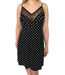 Ночная рубашка 3416 Lera в цвете черный в горошек цена и информация | Женские пижамы, ночнушки | 220.lv