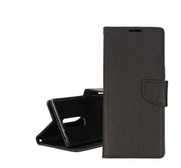 Hallo Fancy Book Case Чехол-книжка для телефона Sony Xperia 1 / XZ4 Черный цена и информация | Чехлы для телефонов | 220.lv