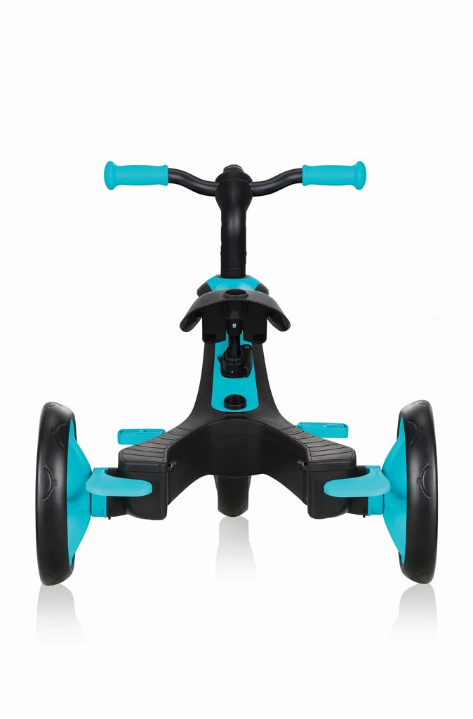 Daudzfunkcionālais trīsritenis Globber Trike Explorer 4in1, teal, 632-105 cena un informācija | Trīsriteņi | 220.lv