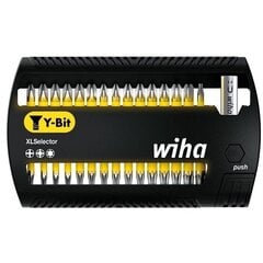 Hабор бит WIHA XLSelector Y-Bit 25 mm Phillips, Pozidriv, TORX® 1/4 "(32 шт.) цена и информация | Механические инструменты | 220.lv