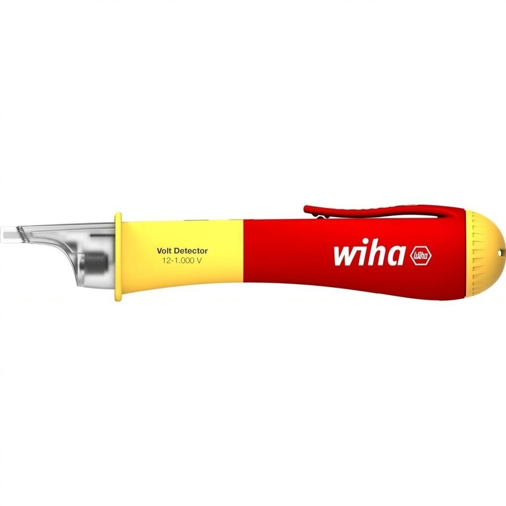 Viena pola bezkontakta sprieguma detektors WIHA, 12–1 000 V maiņstrāva cena un informācija | Rokas instrumenti | 220.lv