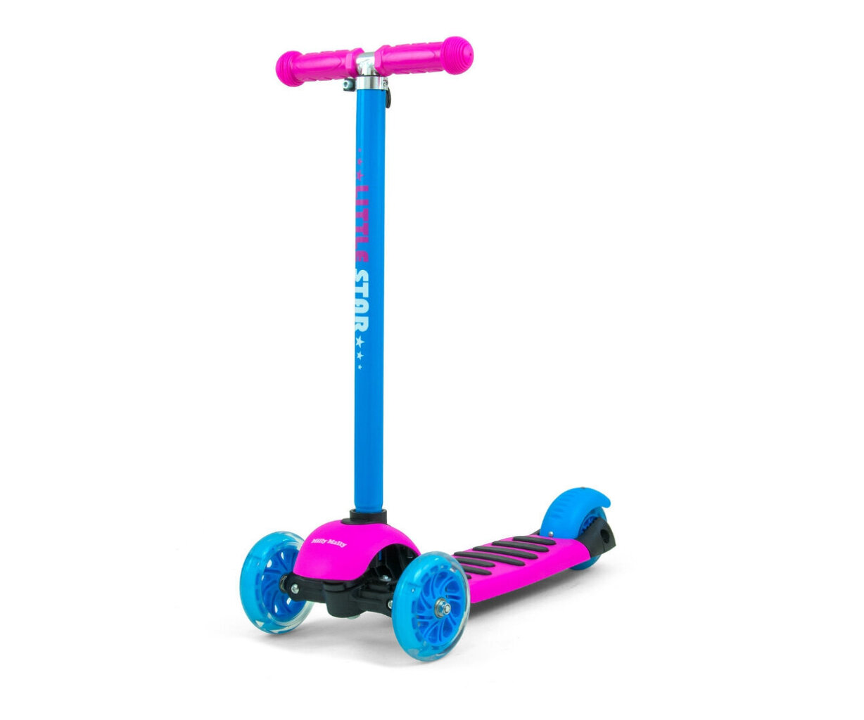 Balansa velosipēds - skrejritenis Milly Mally Little Star 3in1, rozā/zils, 2621 cena un informācija | Skrejriteņi | 220.lv