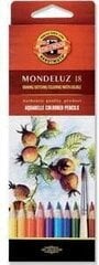 Krāsainie zīmuļi (147171), 18 gab. cena un informācija | Modelēšanas un zīmēšanas piederumi | 220.lv