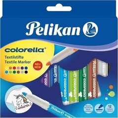 Фломастеры Pelikan Colorella, 12 цветов цена и информация | Принадлежности для рисования, лепки | 220.lv