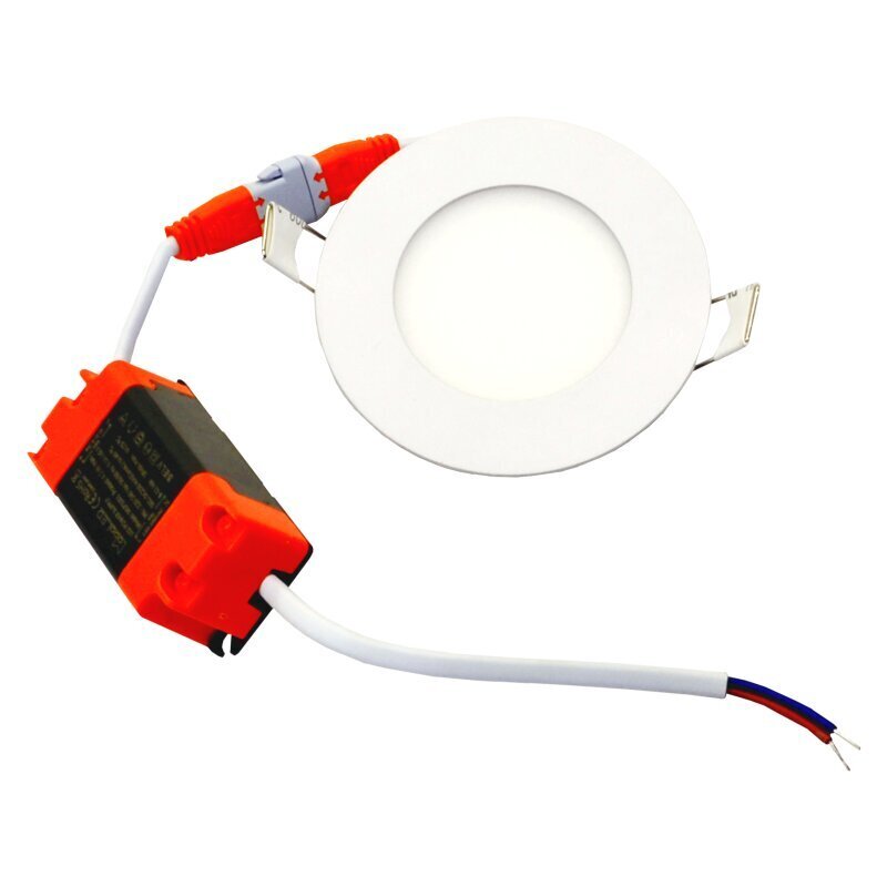 Iebūvējams apaļš LED panelis "VESTA" 3W cena un informācija | Iebūvējamās lampas, LED paneļi | 220.lv