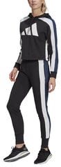 Cпортивный костюм Adidas W Ts Big Logo Black White цена и информация | Спортивная одежда для женщин | 220.lv