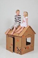 Annahouse Saliekama kartona Spēļu māja Namiņš cena un informācija | Bērnu rotaļu laukumi, mājiņas | 220.lv