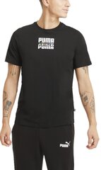 Puma T-Krekls vīriešiem Core International Tee1 Black cena un informācija | Vīriešu T-krekli | 220.lv