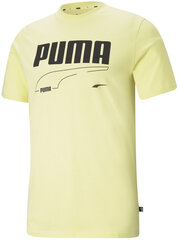 Puma T-Krekls Rebel Tee Yellow cena un informācija | Vīriešu T-krekli | 220.lv