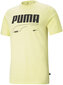Puma T-Krekls Rebel Tee Yellow цена и информация | Vīriešu T-krekli | 220.lv