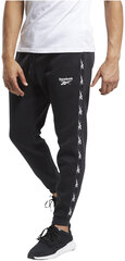 Брюки Reebok Te Tape Jogger Black цена и информация | Мужская спортивная одежда | 220.lv