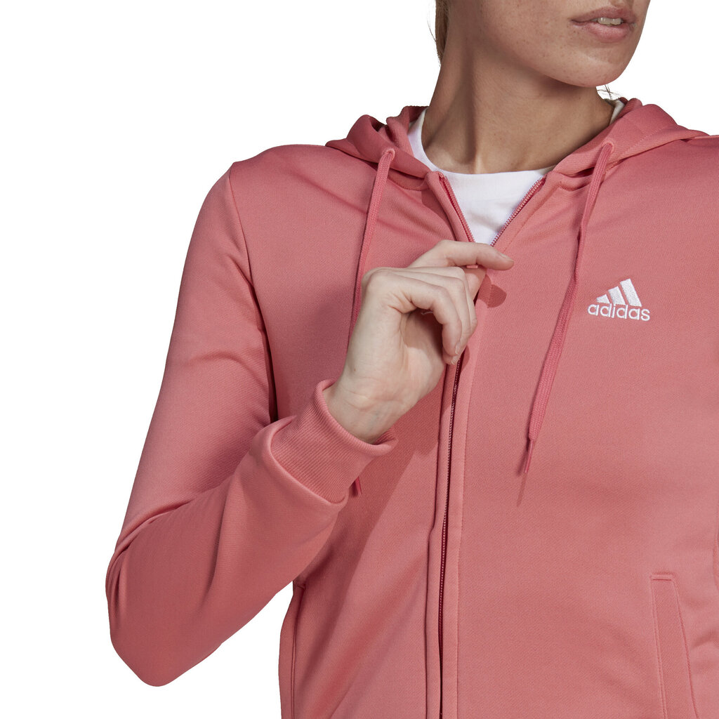 Adidas Sporta tērps W Lin Ft Ts Pink цена и информация | Sporta apģērbs sievietēm | 220.lv